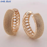 Hollow Circle Hoop Earrings for Women Girls