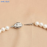 Shell Pearl Necklace Choker Stainless Steel
