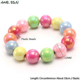 Colorful Beaded Bracelets for Girls 3PCS