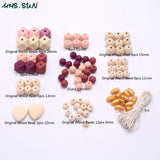Silicone Teether Beads Set DIY Jewelry Toy