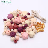 Silicone Teether Beads Set DIY Jewelry Toy