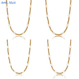Stainless Steel Heart/Star/Moon Shell Collar Chain Charm Jewelry