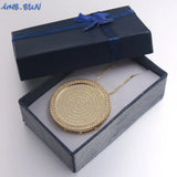 Women CZ Necklace Bible Verse Pendant Choker Religion Baptism
