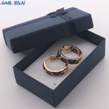Leopard Copper Character Hoop Earrings - Party Gift