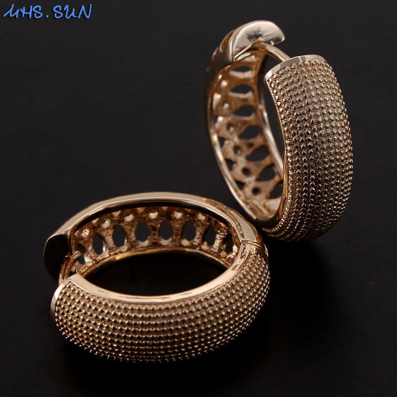 Copper Women Earrings Hoop Earrings for Female Jewelry Earrings for Party