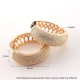 Copper Women Earrings Hoop Earrings for Female Jewelry Earrings for Party