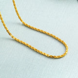 European Wedding Gift Snake Wave Twisted Box Chain Necklace