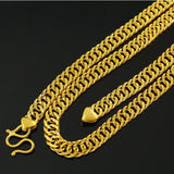 European Man Male Party Wedding 24KT Chain Necklace NL69