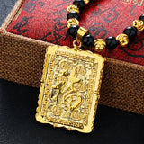 Vintage Dragon 18KT Pendant Necklace for Men
