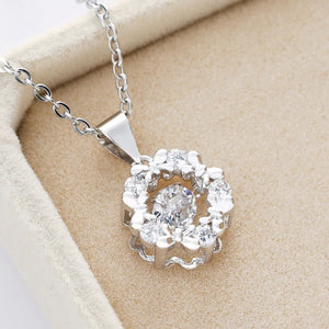 European Woman Wedding Gift Butterfly Zircon Necklace