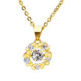 European Woman Wedding Gift Butterfly Zircon Necklace