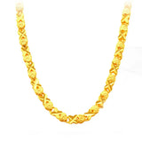 MHXFC 24KT Heart Chain Necklace NL76