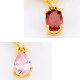 European Woman Wedding Gift Zircon Pendant Necklace NL180