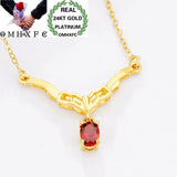 European Woman Wedding Zircon Pendant Necklace