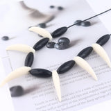 Anime Princess Mononoke Wolf Claw Choker Necklace Set