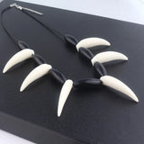 Anime Princess Mononoke Wolf Claw Choker Necklace Set