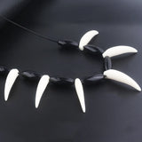Anime Princess Mononoke Wolf Claw Choker Necklace Set