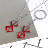 Berserk Logo Pendant Necklace Sword Choker