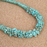 Natural Stone Pendant Choker Necklace Coral Rope Necklace For Women