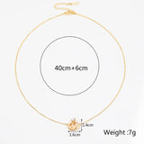 Crystal Wedding Ring Pendant Necklace for Women