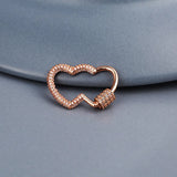 Pave CZ Spiral Clasps for Pearls - DIY Jewelry Making Supplies