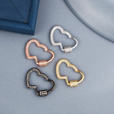 Pave CZ Spiral Clasps for Pearls - DIY Jewelry Making Supplies