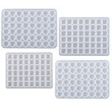 Heart Square Alphabet Silicone Mold Christmas DIY Jewelry
