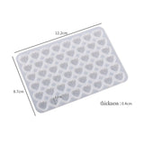 Heart Square Alphabet Silicone Mold Christmas DIY Jewelry