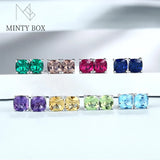 925 Sterling Silver Diaspore Zultanite Stud Earrings