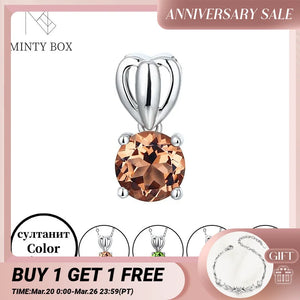Zultanite Silver 925 Pendant Necklace Change Diaspore Stone Silver
