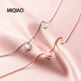 Fox Anklet 925 Sterling Silver Foot Bracelet Women Jewelry