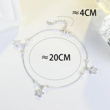 925 Silver Foot Jewelry Female Temperament Niche Fresh Student Anklet