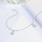 925 Silver Foot Jewelry Female Temperament Niche Fresh Student Anklet