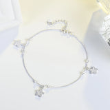 925 Silver Foot Jewelry Female Temperament Niche Fresh Student Anklet