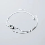 925 Sterling Silver Anklets For Women Foot Bracelet Female Charms