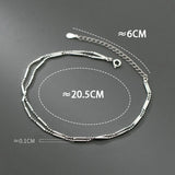 925 Sterling Silver Anklets Woman Barefoot Tobillera Women's Leg Bracelet