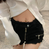 925 Silver Belly Button Piercing Square Latin Dance Jewelry Female