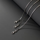 925 Sterling Silver Box Chain Necklaces For Women Jewelry