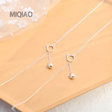 925 Silver Cat Bell Anklet Leg Bracelet Foot Chain Beach Accessory Women