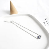 925 Silver Evil Eye Anklet Foot Bracelet Leg Chain Gift