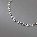 925 Silver Figure 8 Number Anklet Women Foot Chain Summer Gift