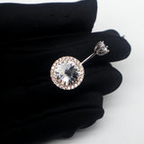925 Silver Hexagram Belly Button Piercing Fine Jewelry