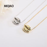 925 Silver Diamond Lip Necklace Women Choker