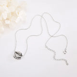 925 Silver Diamond Lip Necklace Women Choker