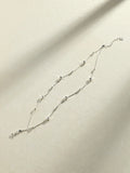 925 Silver Star Ankle Bracelets Round Beads Leg Chain Women Gift