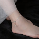 925 Silver Anklet for Women Beach Jewelry