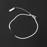 925 Silver Anklet for Women Beach Jewelry