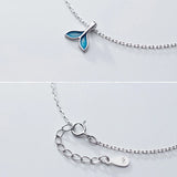 925 Silver Women's Fishtail Anklets for Beach Jewelry