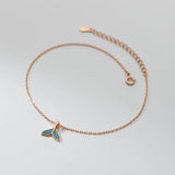 925 Silver Women's Fishtail Anklets for Beach Jewelry