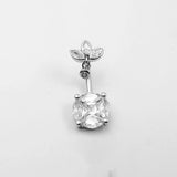 Belly Button Rings Piercing Bar Jewelry Real Silver 925 Sexy Woman